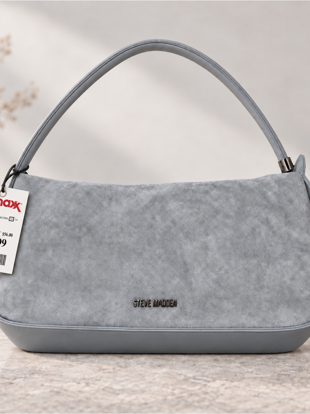 Steve Madden Light Gray Shoulder Hobo Bag